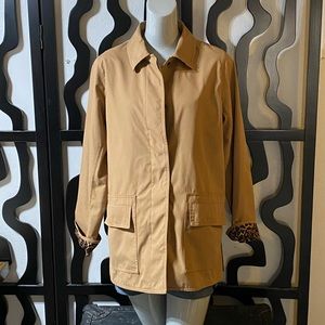 Dennis by Dennis Basso Brown Leopard Jacket